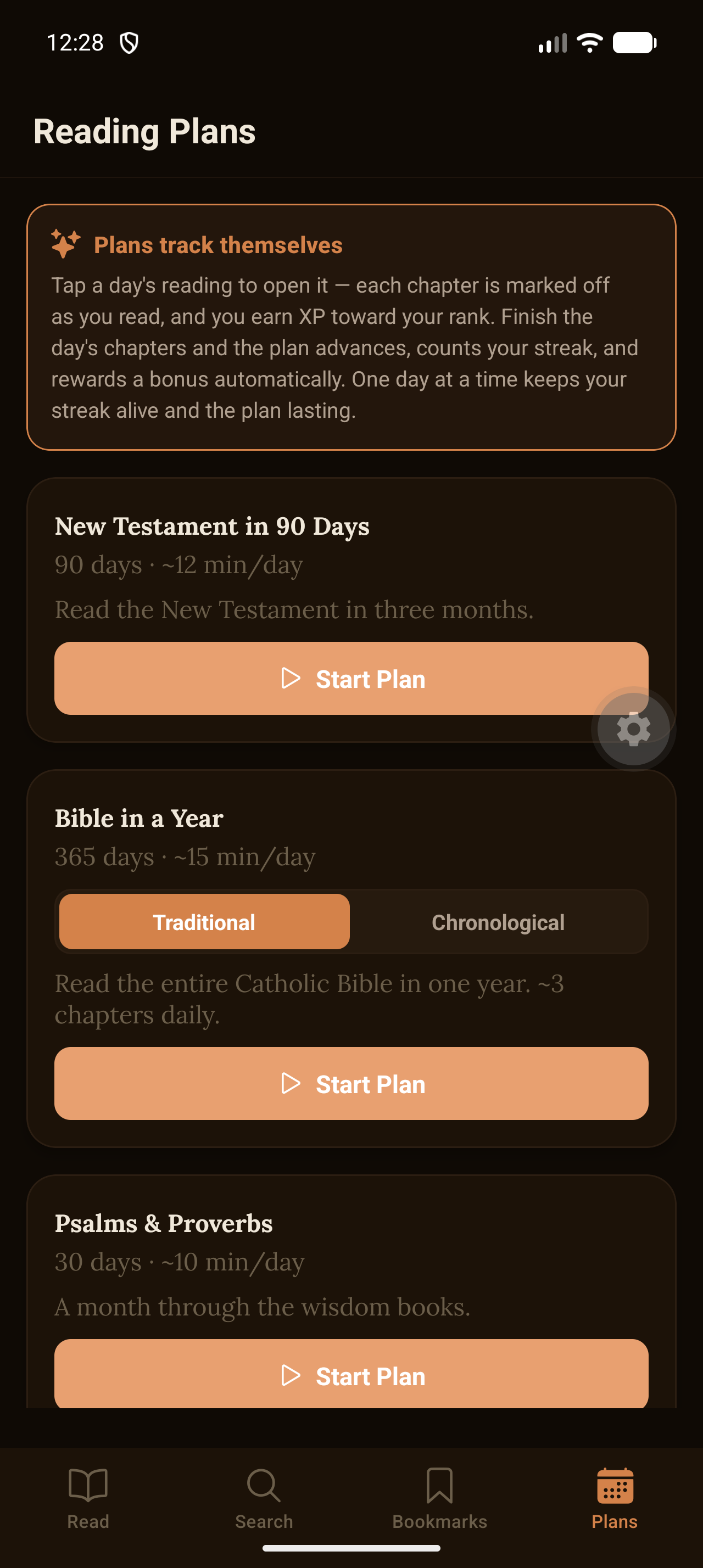 Reading plans
